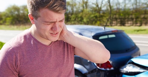 Man with Neck Injury